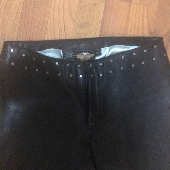 Harley Davidson leather pants - Picture 2 of 6